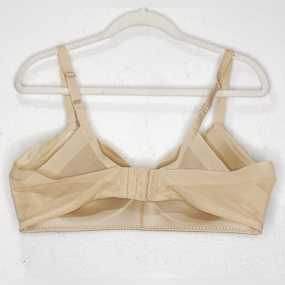 Wacoal Ultimate Side Smoother Wire Free T-Shirt Bra Size 40C Sand Color Nude - Picture 5 of 7